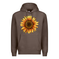 Coffee sunflower Premium Hoodie - BarkalooDesign