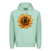 Seafoam sunflower Premium Hoodie - BarkalooDesign