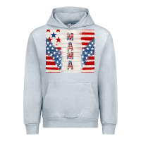 Heather Grey mama usa Urban Hoodie - TumblerDesignByShophia