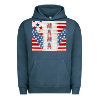 Pigment Midnight Navy mama usa Urban Hoodie - TumblerDesignByShophia