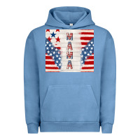 Pigment Pebble Blue mama usa Urban Hoodie - TumblerDesignByShophia