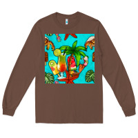 Chestnut summer drinks and ice cream Long Sleeve Tee - BundleAndBundleShop