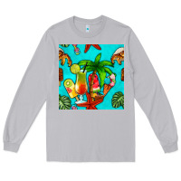 Moon Dust summer drinks and ice cream Long Sleeve Tee - BundleAndBundleShop