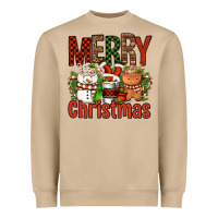 Mushroom Merry Christmas Coffee Cups Heavyweight Sweatshirt - FaDigitalArtStudio