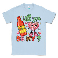 Dusty Blue will you be my Classic Tee - LillyAllenDesigns