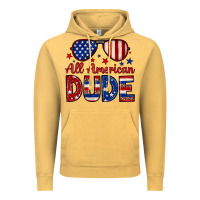Vintage Mustard All American dude Vintage Hoodie - Neo Western