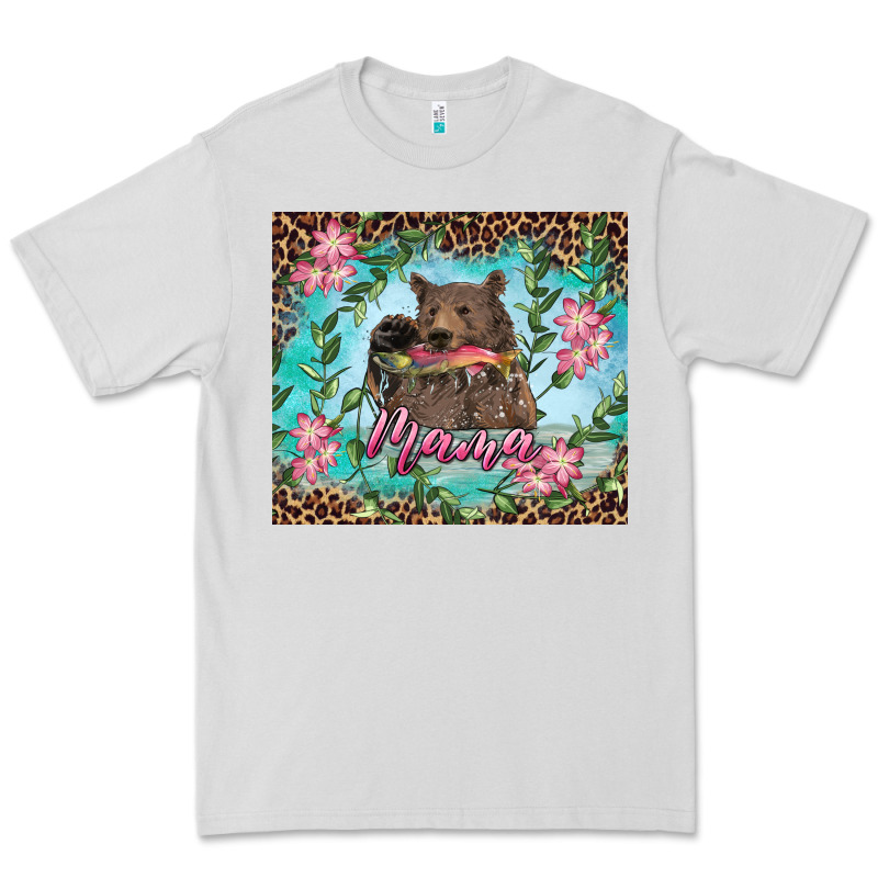 Mama Bear Haunting Fish Floral Premium Tee by RanaPortraitStore | Teevron