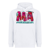 White medical assistant Heavyweight Hoodie - MaliasSmallBusiness