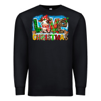 Black love christmas cow Premium Sweatshirt - MaliasSmallBusiness