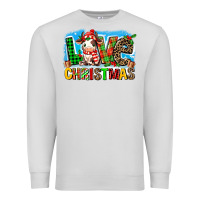 Dove Grey love christmas cow Premium Sweatshirt - MaliasSmallBusiness