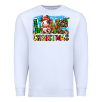 White love christmas cow Premium Sweatshirt - MaliasSmallBusiness