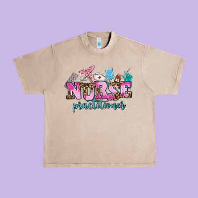 Nurse Practitioner Urban Heavy Tee Designed By Adodesignshop