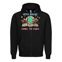 Black book lover Zipper Hoodie - MaliasSmallBusiness