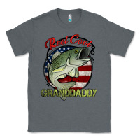 Charcoal Heather reel cool granddaddy fishing Classic Tee - Jasminsmagicworld