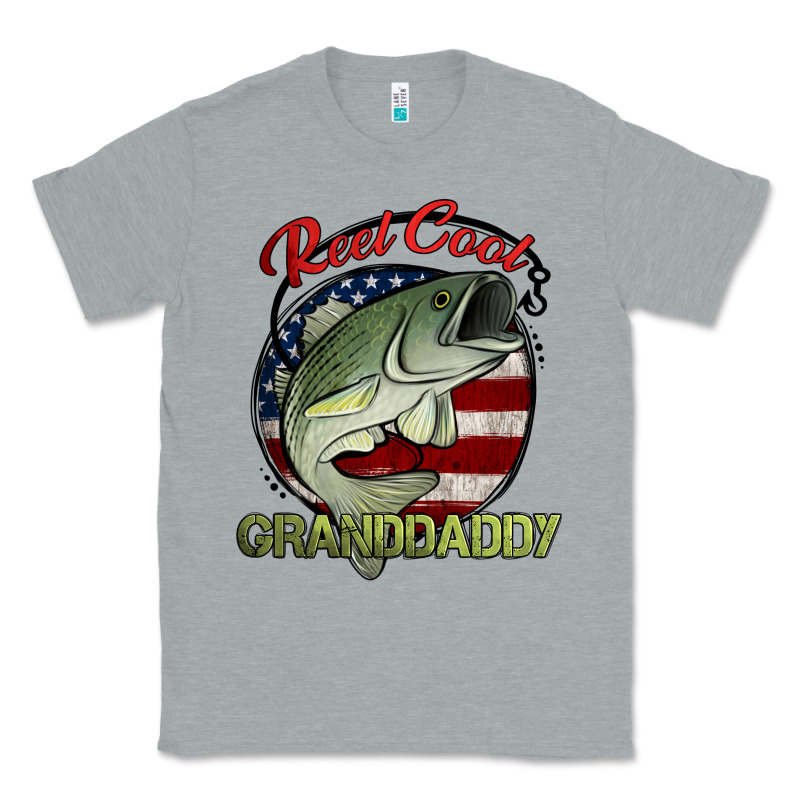 Reel Cool Granddaddy Fishing Classic Tee by Jasminsmagicworld | Teevron