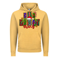 Vintage Mustard Christmas big daddy claus Vintage Hoodie - FaDigitalArtStudio