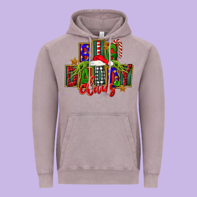 Christmas Big Daddy Claus Vintage Hoodie Designed By Fadigitalartstudio