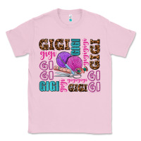 Bubblegum Pink gigi gigi with knitting Classic Tee - AdoDesignShop