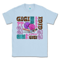 Dusty Blue gigi gigi with knitting Classic Tee - AdoDesignShop