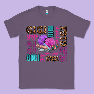 Gigi Gigi With Knitting Classic Tee Designed By Adodesignshop