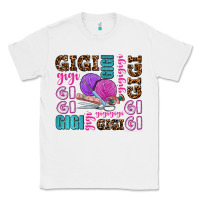 White gigi gigi with knitting Classic Tee - AdoDesignShop