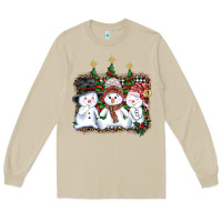 Mushroom christmas snowman Long Sleeve Tee - AdoDesignShop