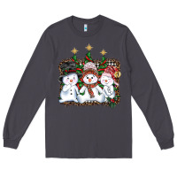 Smoke christmas snowman Long Sleeve Tee - AdoDesignShop