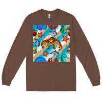 Chestnut sea animals Long Sleeve Tee - BundleAndBundleShop