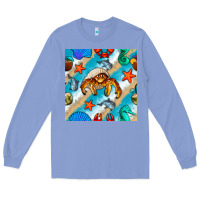 Colony Blue sea animals Long Sleeve Tee - BundleAndBundleShop