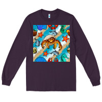 Plum sea animals Long Sleeve Tee - BundleAndBundleShop
