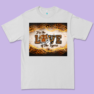 Love Of The Tigers Premium Tee Designed By Ranaportraitstore