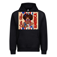 Black little miss america Urban Hoodie - TumblerDesignByShophia