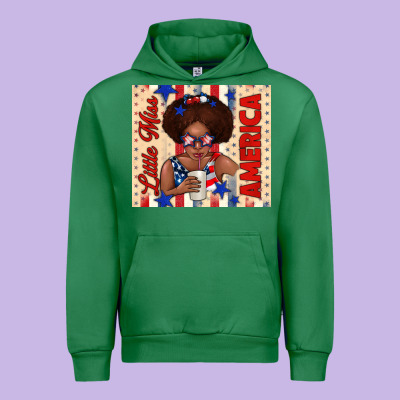 Little Miss America Urban Hoodie Designed By Tumblerdesignbyshophia