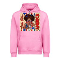 Fuchsia Pink little miss america Urban Hoodie - TumblerDesignByShophia