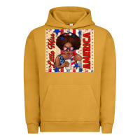 Pigment Peanut Butter little miss america Urban Hoodie - TumblerDesignByShophia