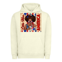 Pigment Pistachio little miss america Urban Hoodie - TumblerDesignByShophia
