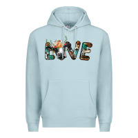 Blue Mist love with holstein cow Premium Hoodie - BarkalooDesign