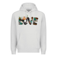 Dove Grey love with holstein cow Premium Hoodie - BarkalooDesign