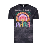 Cloud Black happiness is being a mama Vintage Tee - JahusDesignShop