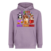 Lavender happy hallothanksmas Heavyweight Hoodie - MaliasSmallBusiness