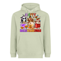 Matcha happy hallothanksmas Heavyweight Hoodie - MaliasSmallBusiness