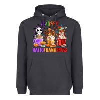 Smoke happy hallothanksmas Heavyweight Hoodie - MaliasSmallBusiness