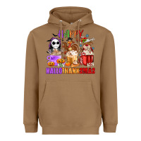Toasted Coconut happy hallothanksmas Heavyweight Hoodie - MaliasSmallBusiness