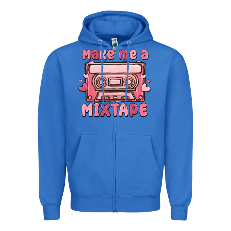Make Me A Mixtape Zipper Hoodie by MaliasSmallBusiness | Teevron