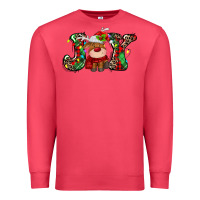Cardinal joy christmas deer Premium Sweatshirt - MaliasSmallBusiness