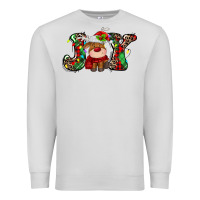 Dove Grey joy christmas deer Premium Sweatshirt - MaliasSmallBusiness
