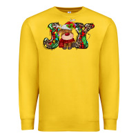 Lemon joy christmas deer Premium Sweatshirt - MaliasSmallBusiness