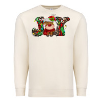 Sandshell joy christmas deer Premium Sweatshirt - MaliasSmallBusiness