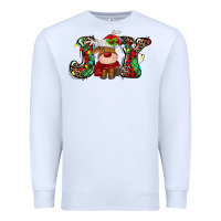 White joy christmas deer Premium Sweatshirt - MaliasSmallBusiness