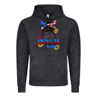 Vintage Black All American Babe 4th of July Vintage Hoodie - CowGirlArtShop